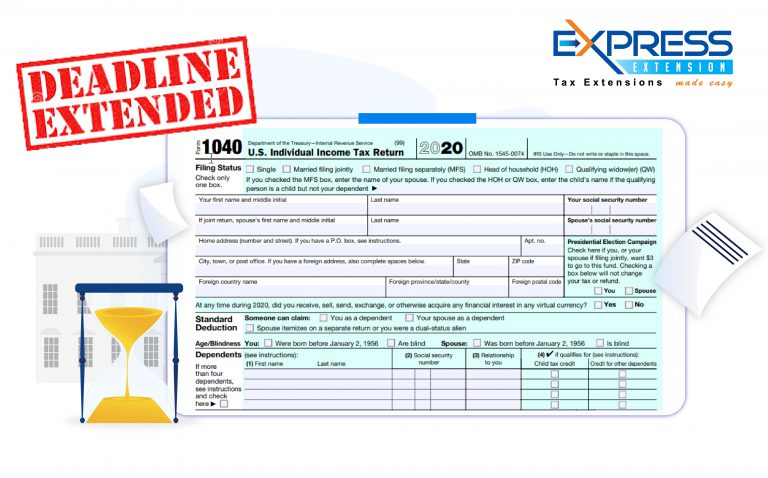 Form 1040 Deadline Extended