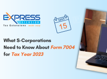 IRS Extension Form 7004 for S-Corporations