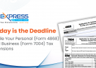 personal and business tax deadline