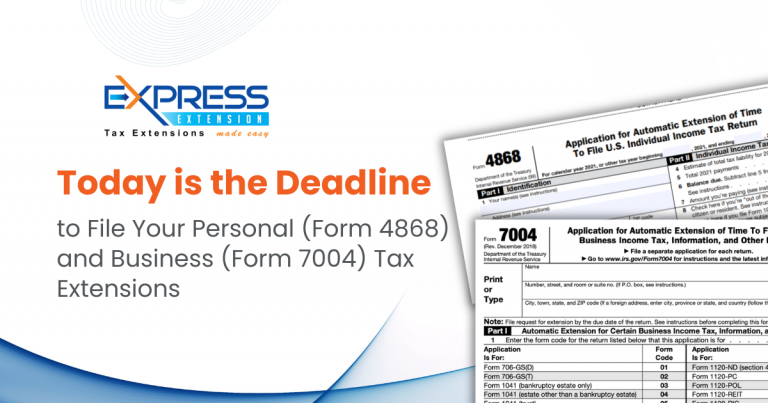 personal and business tax deadline