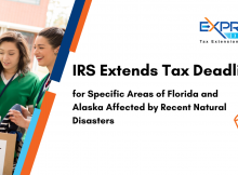 IRS extension due to natural disaster