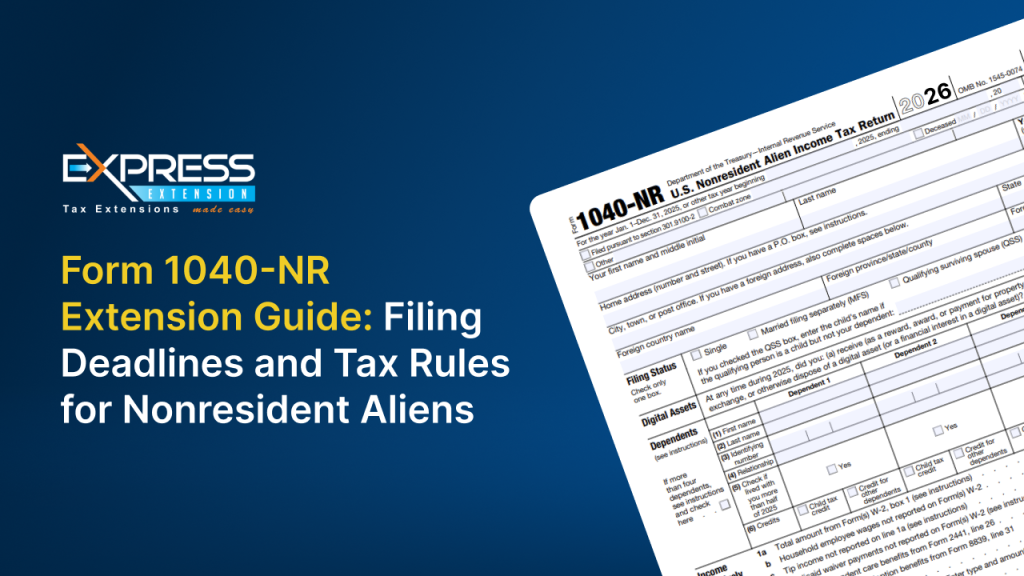 Form 1040-NR Extension